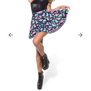 Black milk raaaaawr skater skirt xs